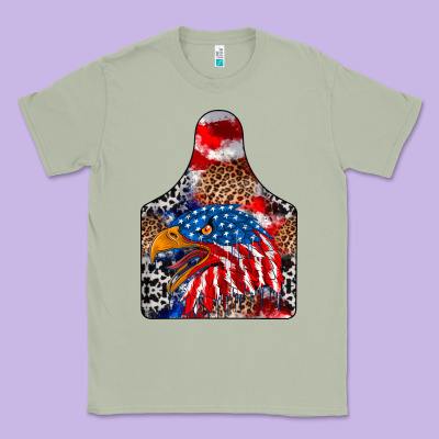America Classic Tee Designed By Cowhidedigitalart