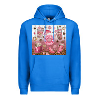 True Royal cafecito y chisme with leopard tumbler tbs Premium Hoodie - TumblerDesignByShophia