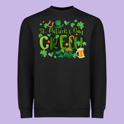 St.patrick's Day Crew Heavyweight Sweatshirt Designed By Maliassmallbusiness