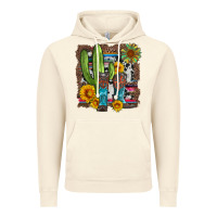 Vintage Artic western cactus with cowboy boots and sunflowers Vintage Hoodie - Artiststas