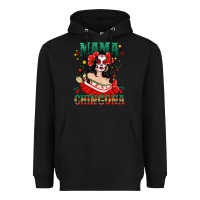 Black Mama Chingona Skull Heavyweight Hoodie - texasbilliewilder
