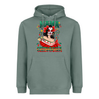 Mama Chingona Skull Heavyweight Hoodie | Teevron