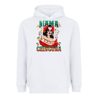 White Mama Chingona Skull Heavyweight Hoodie - texasbilliewilder