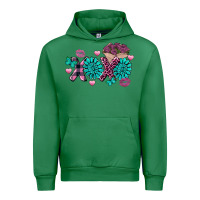 Emerald Xoxo Valentine's Day turquoise gemstone Urban Hoodie - FaDigitalArtStudio