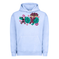 Pigment Grape Ice Xoxo Valentine's Day turquoise gemstone Urban Hoodie - FaDigitalArtStudio