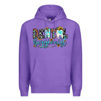 Purple dental hygienist Premium Hoodie - JahusDesignShop