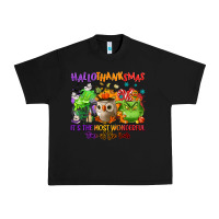 Black Hallothanksmas Urban Heavy Tee - NancyCooperArtShop