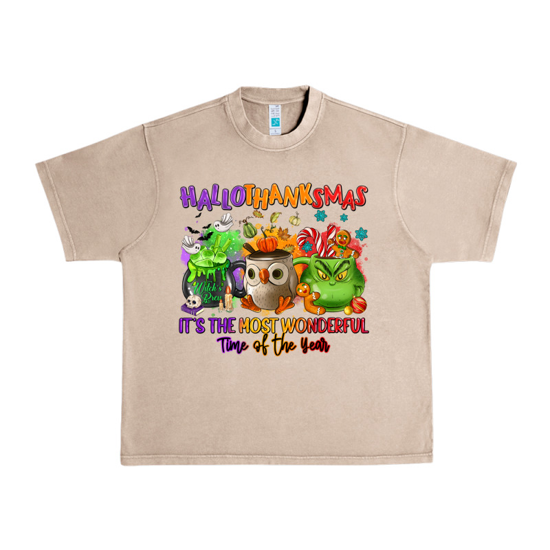 Hallothanksmas Urban Heavy Tee by NancyCooperArtShop | Teevron