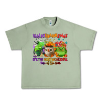 Oil Green Hallothanksmas Urban Heavy Tee - NancyCooperArtShop