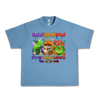 Pebble Blue Hallothanksmas Urban Heavy Tee - NancyCooperArtShop
