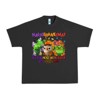 Pigment Black Hallothanksmas Urban Heavy Tee - NancyCooperArtShop