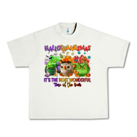 Pistachio Hallothanksmas Urban Heavy Tee - NancyCooperArtShop