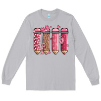 Moon Dust valentine' day teacher school pencils Long Sleeve Tee - MaliasSmallBusiness
