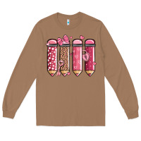 Toasted Coconut valentine' day teacher school pencils Long Sleeve Tee - MaliasSmallBusiness