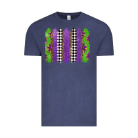 Vintage Denim mardi gras brushstrokes Vintage Tee - Jasminsmagicworld