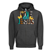 Charcoal Heather Love Like Jesus Zipper Hoodie - LillyAllenDesigns