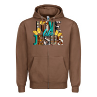 Chestnut Love Like Jesus Zipper Hoodie - LillyAllenDesigns