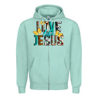 Love Like Jesus Zipper Hoodie | Teevron