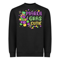 Black mardi gras cutie Heavyweight Sweatshirt - MaliasSmallBusiness
