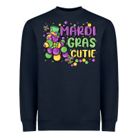 Navy mardi gras cutie Heavyweight Sweatshirt - MaliasSmallBusiness