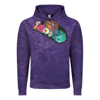 Cloud Purple cowboy hat Vintage Hoodie - AdoDesignShop