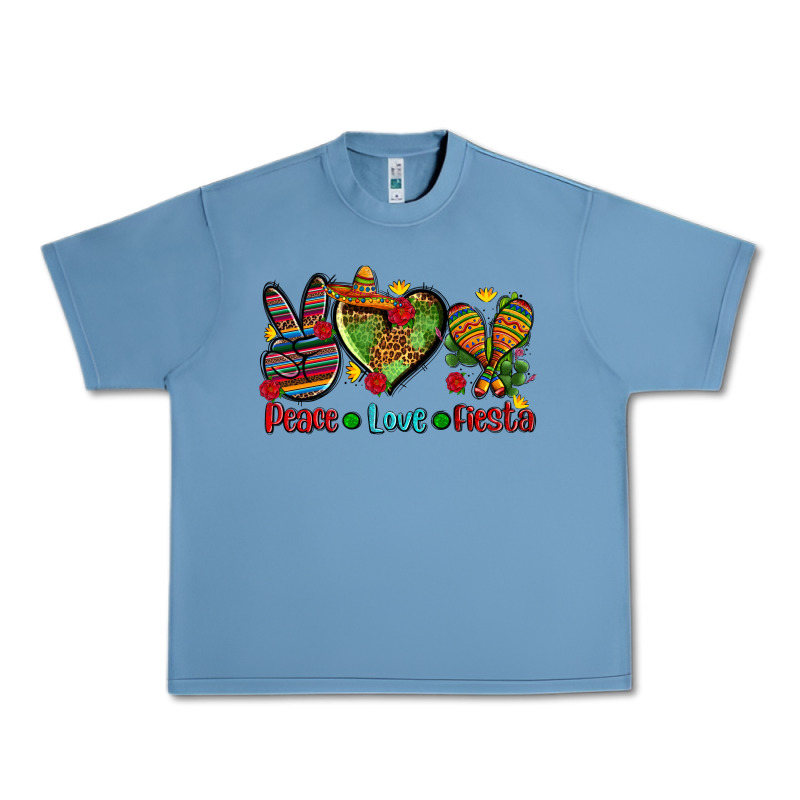 Peace Love Fiesta Ado Urban Heavy Tee by AdoDesignShop | Teevron