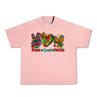 Salmon peace love fiesta ado Urban Heavy Tee - AdoDesignShop