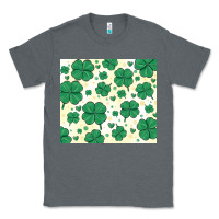 Charcoal Heather st patrick clover Classic Tee - MaliasSmallBusiness