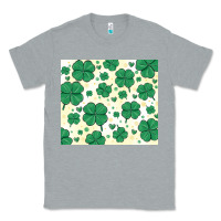 Heather Grey st patrick clover Classic Tee - MaliasSmallBusiness