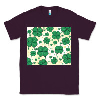 Plum st patrick clover Classic Tee - MaliasSmallBusiness