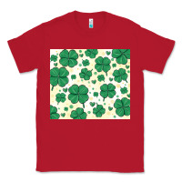 Red st patrick clover Classic Tee - MaliasSmallBusiness