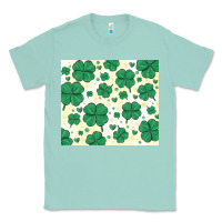 Seafoam st patrick clover Classic Tee - MaliasSmallBusiness