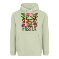 Matcha Let's Fiesta with gnomes Heavyweight Hoodie - NancyCooperArtShop