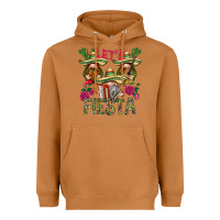 Meerkat Let's Fiesta with gnomes Heavyweight Hoodie - NancyCooperArtShop