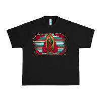 Black lady of guadalupe serape and roses Urban Heavy Tee - Jasminsmagicworld