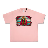 Salmon lady of guadalupe serape and roses Urban Heavy Tee - Jasminsmagicworld