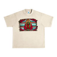 Sandshell lady of guadalupe serape and roses Urban Heavy Tee - Jasminsmagicworld