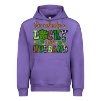 Tulip St. Patrick's Somebody's lucky as husband Urban Hoodie - OliviaCreatesArt