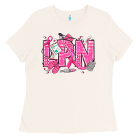 Bone Breast Cancer LPN Licensed Practical Nurse Ladies Tee - texasbilliewilder