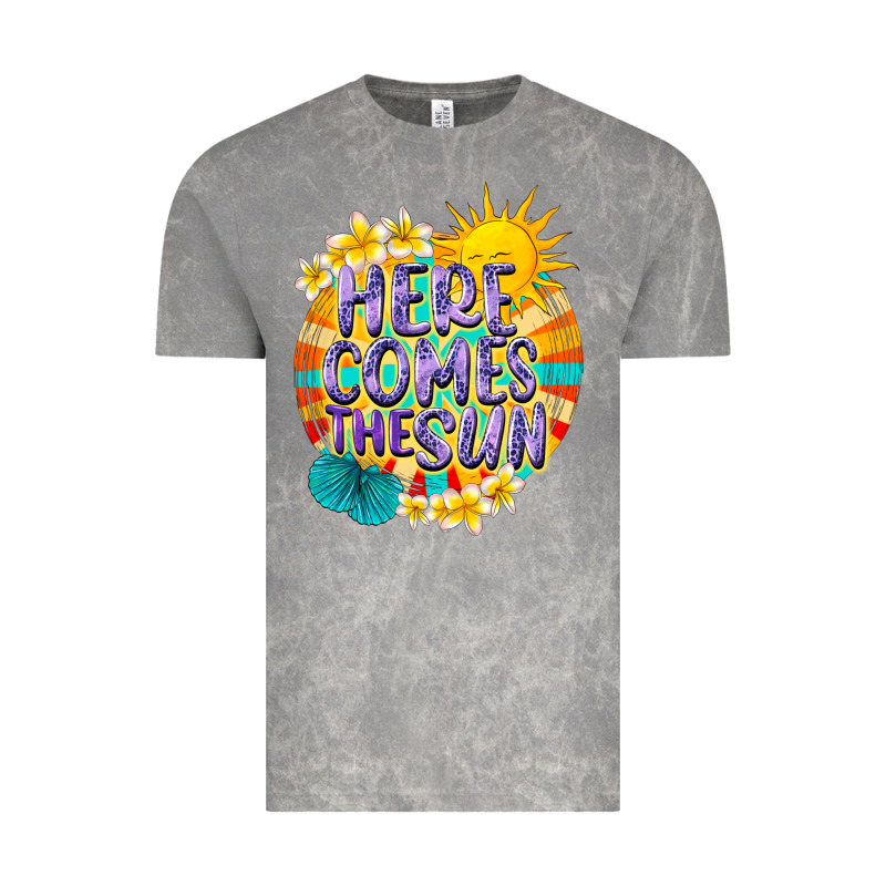 Here Comes The Sun Vintage Tee by NancyCooperArtShop | Teevron