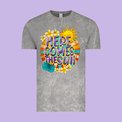 Here Comes The Sun Vintage Tee Designed By Nancycooperartshop