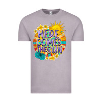 Vintage Zinc Here comes the sun Vintage Tee - NancyCooperArtShop