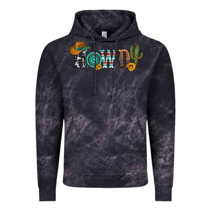 Howdy With Cowboy Hat And Cactus Vintage Hoodie by Artiststas | Teevron