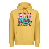 Antique Gold The pink is for my Aunt Cancer Awareness Premium Hoodie - HowdyJamesFarm