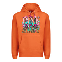 Carrot The pink is for my Aunt Cancer Awareness Premium Hoodie - HowdyJamesFarm