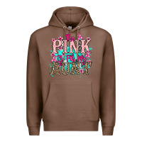 Chestnut The pink is for my Aunt Cancer Awareness Premium Hoodie - HowdyJamesFarm