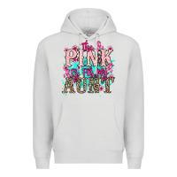 Dove Grey The pink is for my Aunt Cancer Awareness Premium Hoodie - HowdyJamesFarm