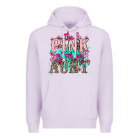 Lilac The pink is for my Aunt Cancer Awareness Premium Hoodie - HowdyJamesFarm