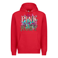 Red The pink is for my Aunt Cancer Awareness Premium Hoodie - HowdyJamesFarm