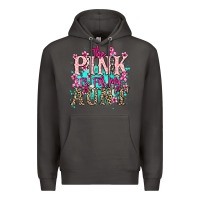 Smoke The pink is for my Aunt Cancer Awareness Premium Hoodie - HowdyJamesFarm
